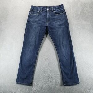 Lucky Brand‎ Jeans Mens 32x30 Blue 410 Athletic Straight Dark Wash Stretch